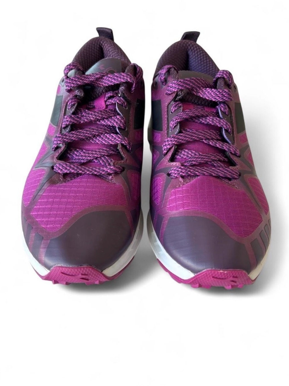 Diadora Women's Purple and Black Athletic Running Shoes